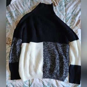 Color block sweater